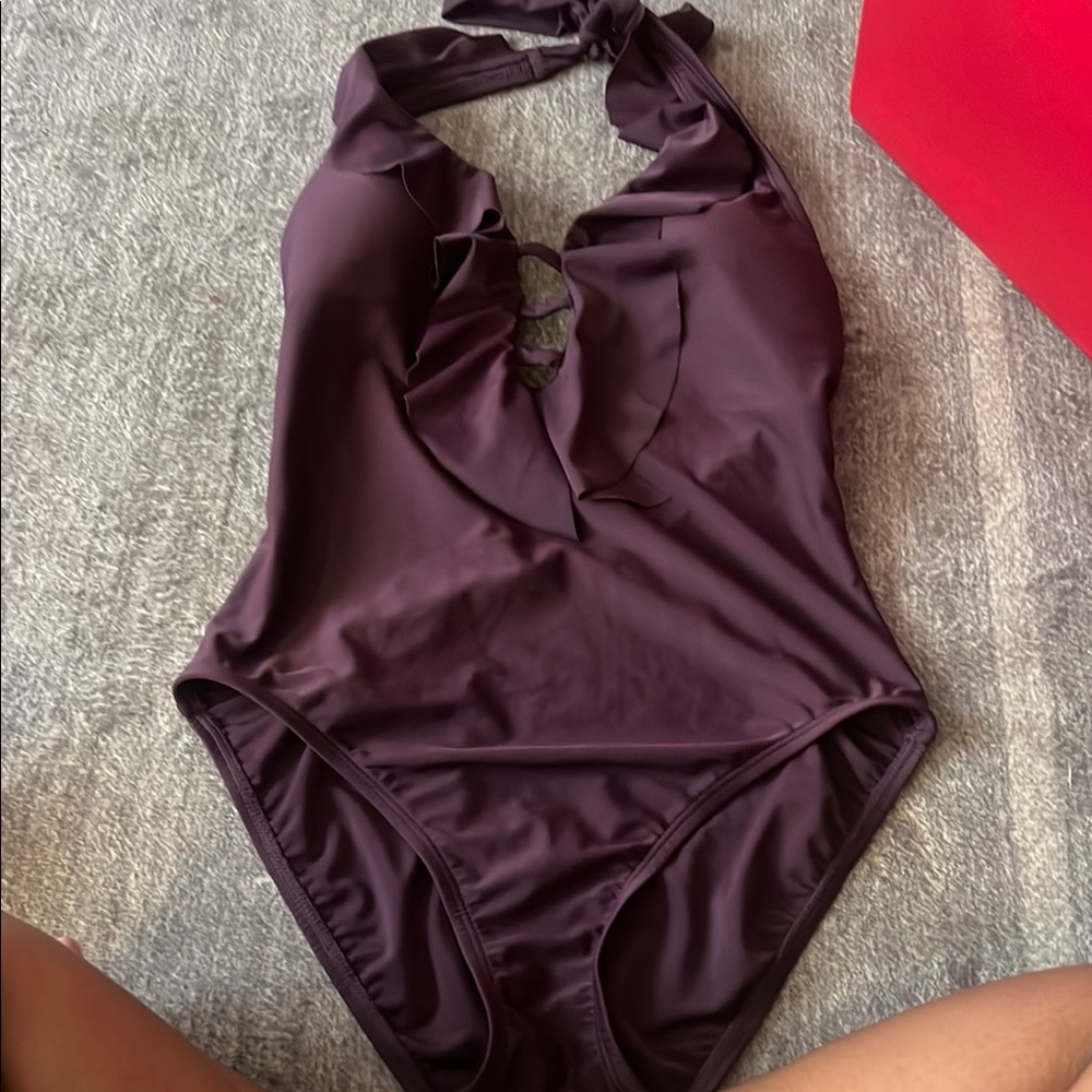 Women’s  Purple One Piece Swimsuit